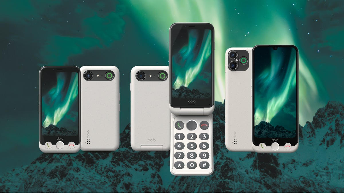 Doro präsentiert innovative Aurora-Smartphone-Serie: Mehr Selbstständigkeit für Senioren und ihre Angehörigen - Foto: presseportal.de