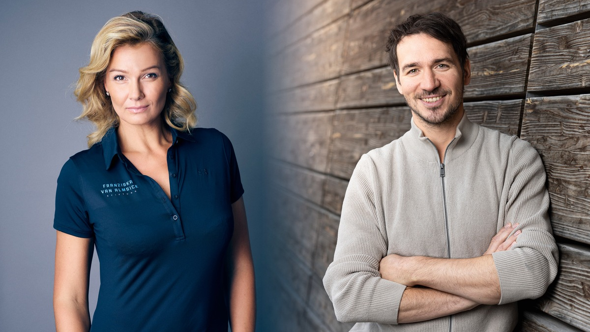 Franziska van Almsick und Felix Neureuther führen den walk4help an - Foto: presseportal.de