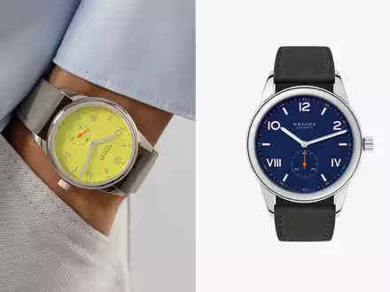 Das ideale Geschenk zum Abitur oder Studienabschluss / Club Campus ist die Einstiegsuhr von NOMOS Glashütte / Jetzt gibt es sie in den Farben Starlight (leuchtendes Gelb) und Night Sky (tiefes Blau) - Foto: presseportal.de
