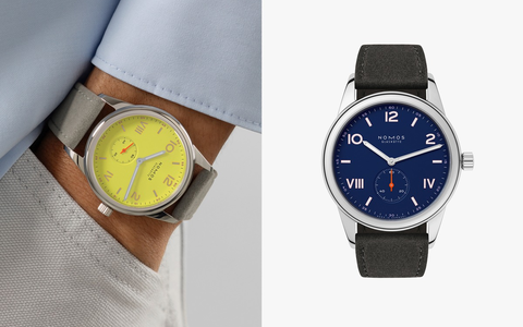 Das ideale Geschenk zum Abitur oder Studienabschluss / Club Campus ist die Einstiegsuhr von NOMOS Glashütte / Jetzt gibt es sie in den Farben Starlight (leuchtendes Gelb) und Night Sky (tiefes Blau) - Foto: presseportal.de