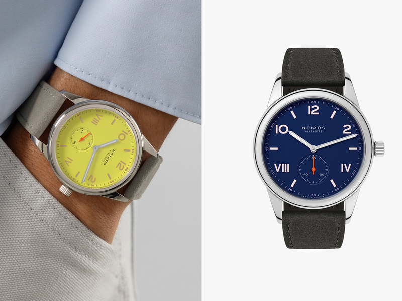 Das ideale Geschenk zum Abitur oder Studienabschluss / Club Campus ist die Einstiegsuhr von NOMOS Glashütte / Jetzt gibt es sie in den Farben Starlight (leuchtendes Gelb) und Night Sky (tiefes Blau) - Foto: presseportal.de