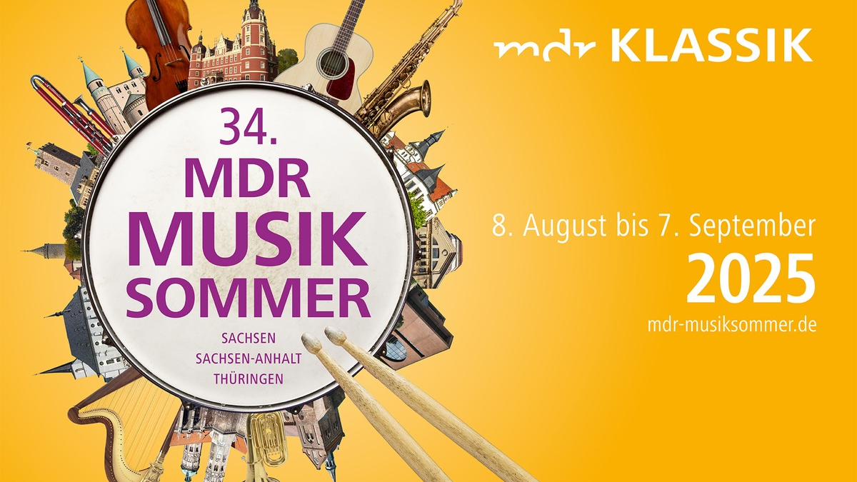 Von Chemnitz in die Herzen Mitteldeutschlands – 34. MDR-Musiksommer 2025 startet in Europas Kulturhauptstadt - Foto: presseportal.de