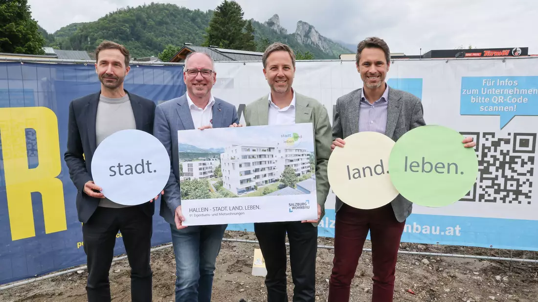 SWB - Spatenstich Hallein - Bild: Neumayr über pressetext.de