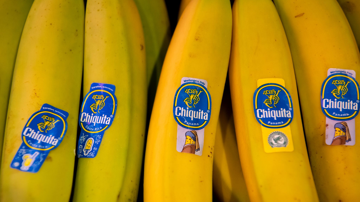 Bananen von Chiquita liegen in einem Supermarktregal in Bayern. (Archivbild)  - Foto: Sven Hoppe/dpa
