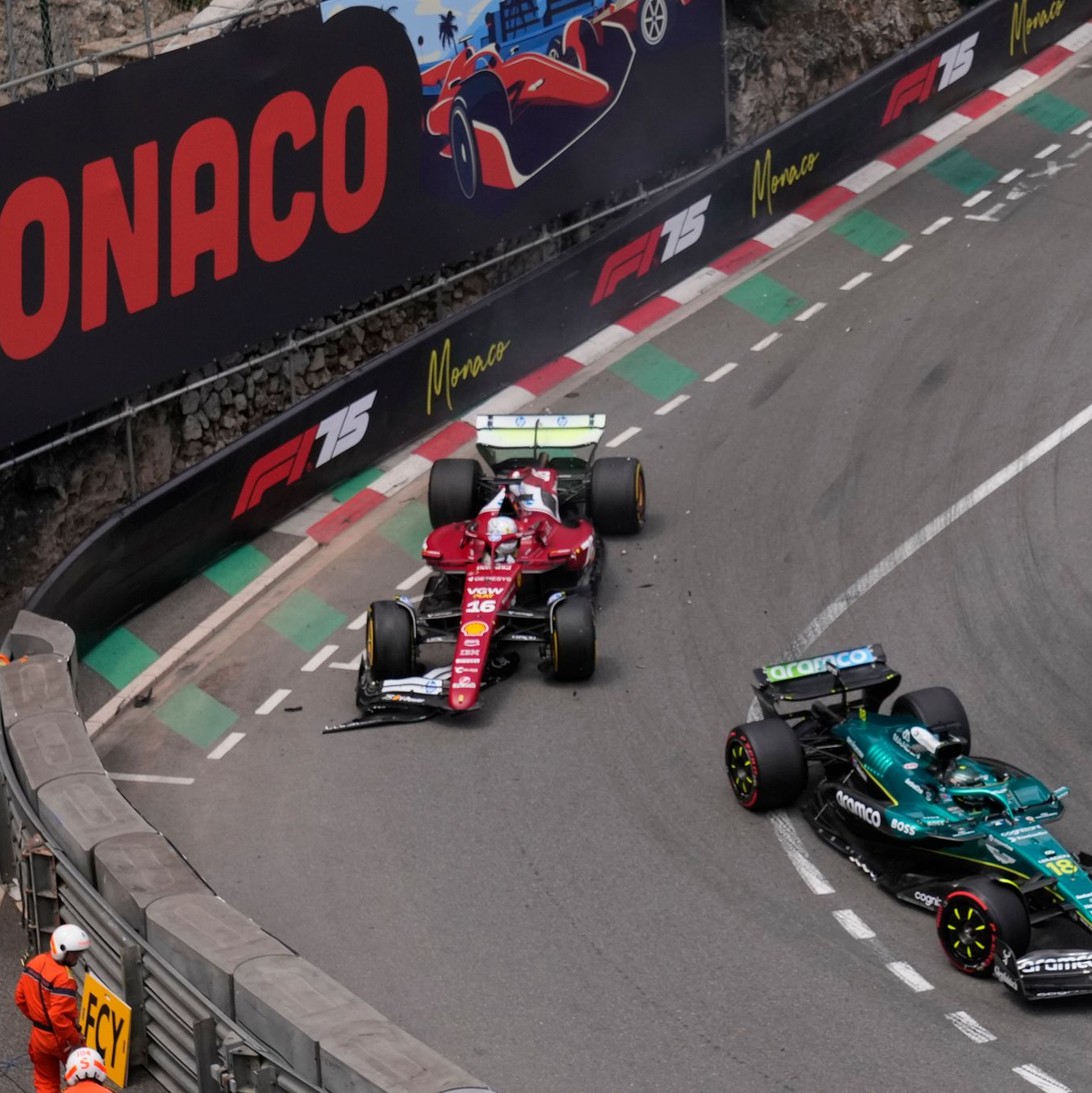 In einem engen Finale setzte sich Norris durch. - Foto: Manu Fernandez/AP/dpa