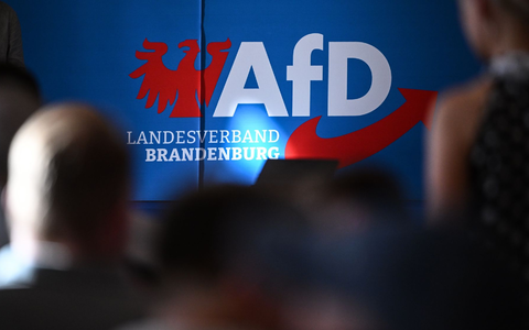 Die AfD in Brandenburg wehrt sich juristisch gegen ihre Hochstufung zur gesichert rechtsextremistischen Bestrebung. (Archivbild)  - Foto: Britta Pedersen/dpa