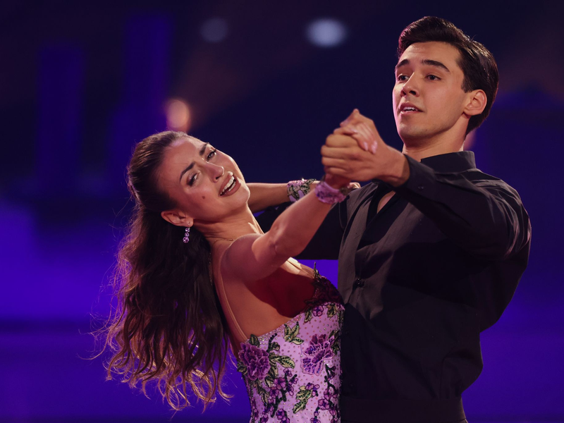 Neuer Dancing Sta: Diego Pooth mit seiner Tanzpartnerin Ekaterina Leonova. - Foto: Rolf Vennenbernd/dpa