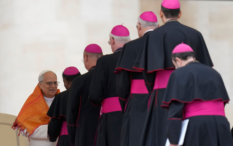 Der neue Papst Leo XIV. hat eine alte Tradition wiederbelebt - den sogenannten Konklave-Bonus. (Archivbild) - Foto: Gregorio Borgia/AP/dpa Der neue Papst Leo XIV. hat eine alte Tradition wiederbelebt - den sogenannten Konklave-Bonus. (Archivbild) - Foto: Gregorio Borgia/AP/dpa