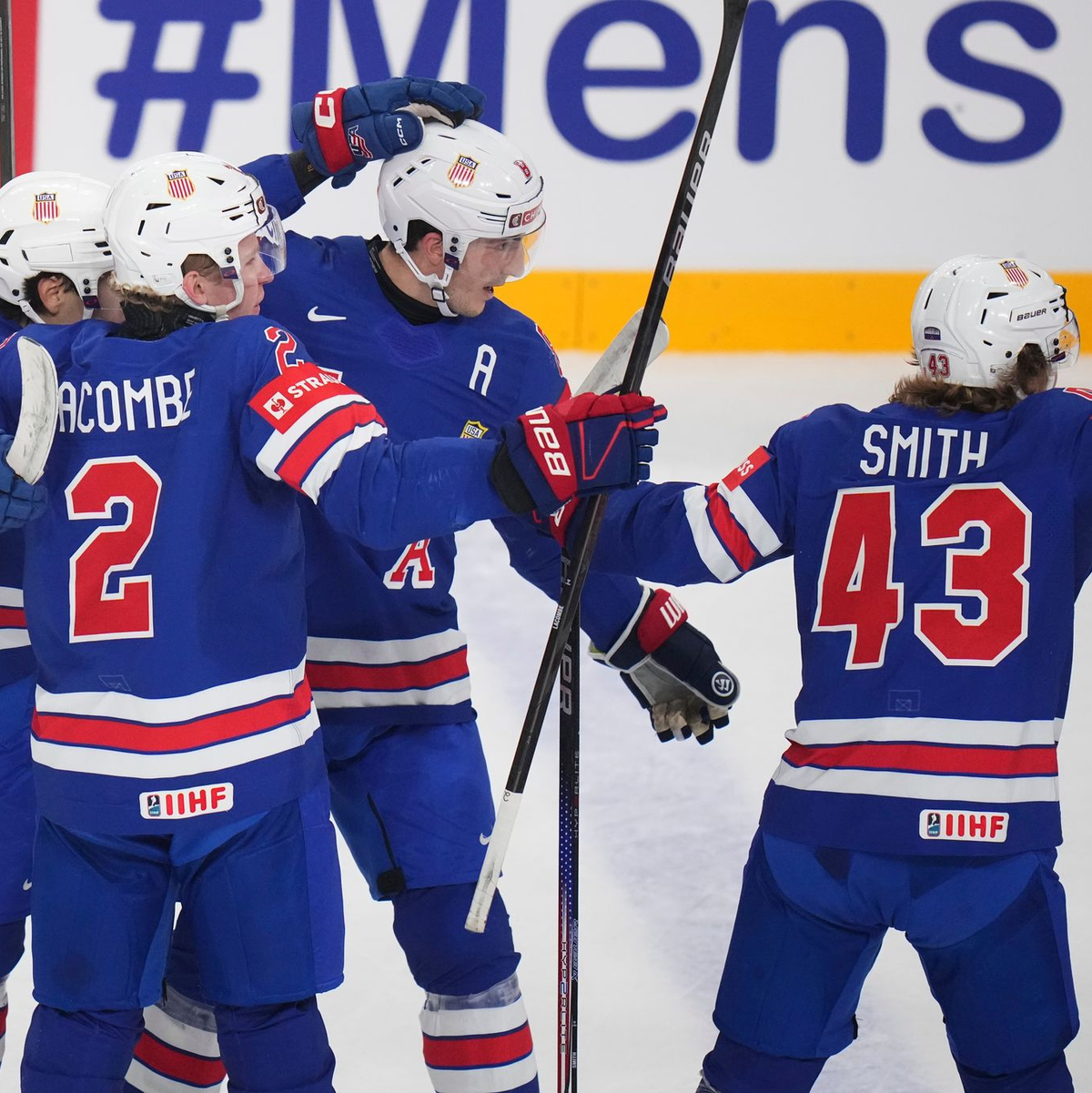 USA steht nach einem Erfolg über Gastgeber Schweden im WM-Finale. - Foto: Petr David Josek/AP/dpa