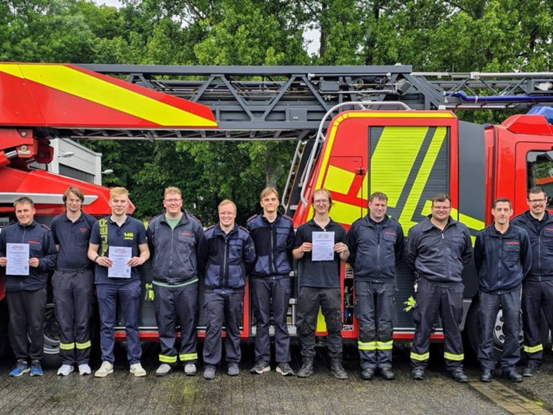 FW-WRN: Neue Atemschutzgeräteträger für die Feuerwehren Werne und Selm - Foto: presseportal.de
