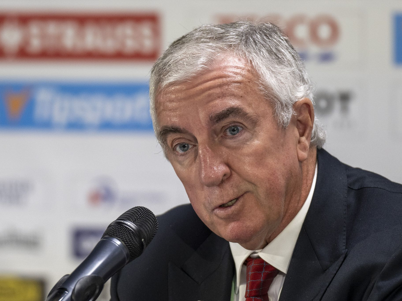 IIHF-Präsident Luc Tardif bestätigt: Olympia 2026 findet ohne Russland statt. - Foto: Peter Schneider/KEYSTONE/dpa