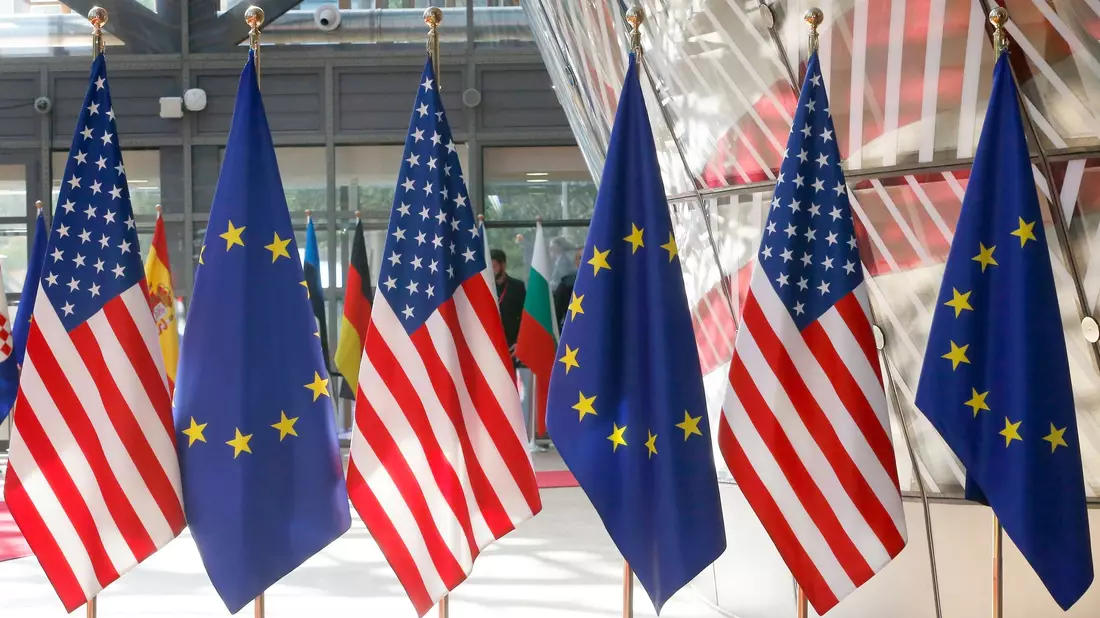 Im Zollstreit zwischen den USA und der EU ist keine schnelle Einigung in Sicht. (Symbolbild)  - Bild: Nicolas Maeterlinck/BELGA/dpa