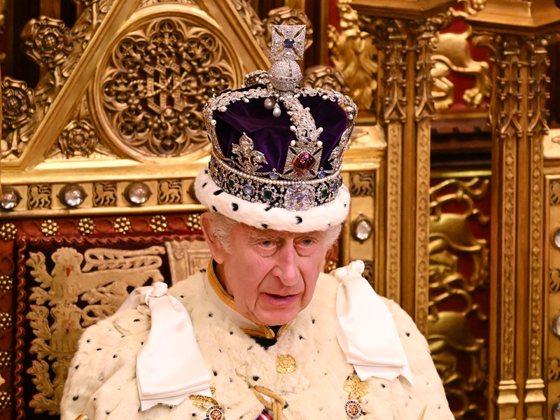 Zu den Aufgaben des britischen Monarchen gehört die Eröffnung des britischen Parlaments mit der sogenannten King's Speech - auch in Kanada soll Charles die Regierungserklärung dieses Mal verlesen. (Archivfoto) - Foto: Leon Neal/PA Wire/dpa