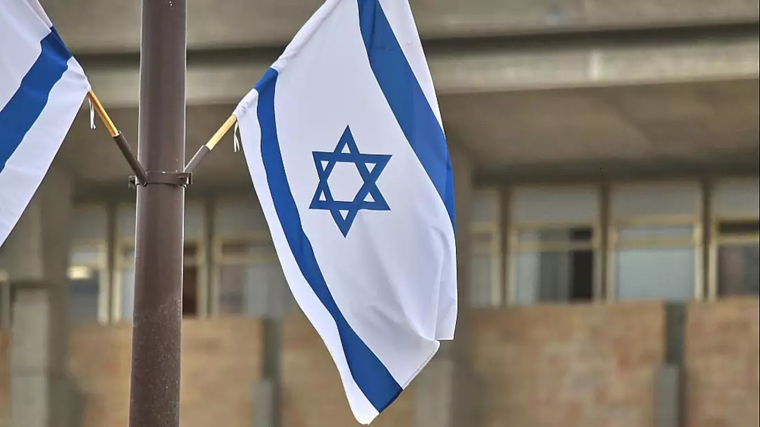 Israelische Fahne an der Knesset (Archiv) - Bild: über dts Nachrichtenagentur