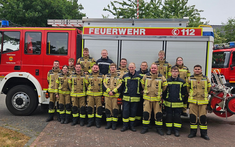 FW Xanten: Interkommunaler Grundlehrgang erfolgreich absolviert - Foto: presseportal.de