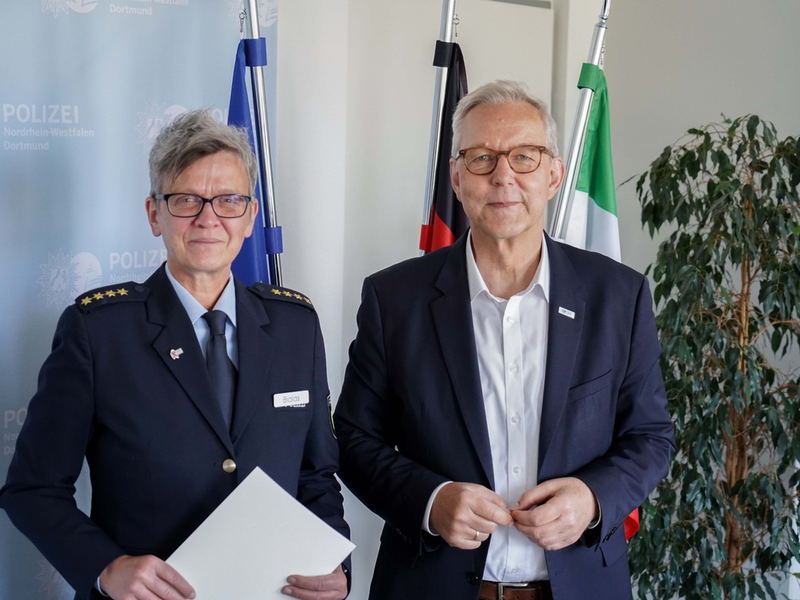 POL-DO: Jolanta Bialas ist die neue Leiterin der Direktion Verkehr im Polizeipräsidium Dortmund - Foto: presseportal.de