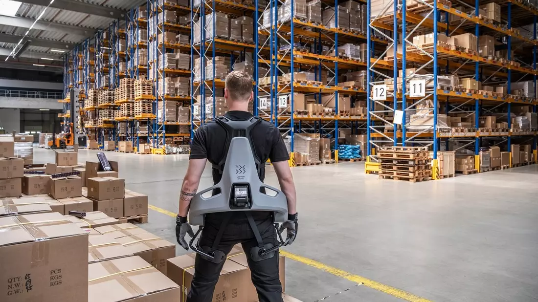 German Bionic launcht Exia: Das weltweit stärkste Exoskelett unterstützt mit echter KI-Power - Bild: presseportal.de