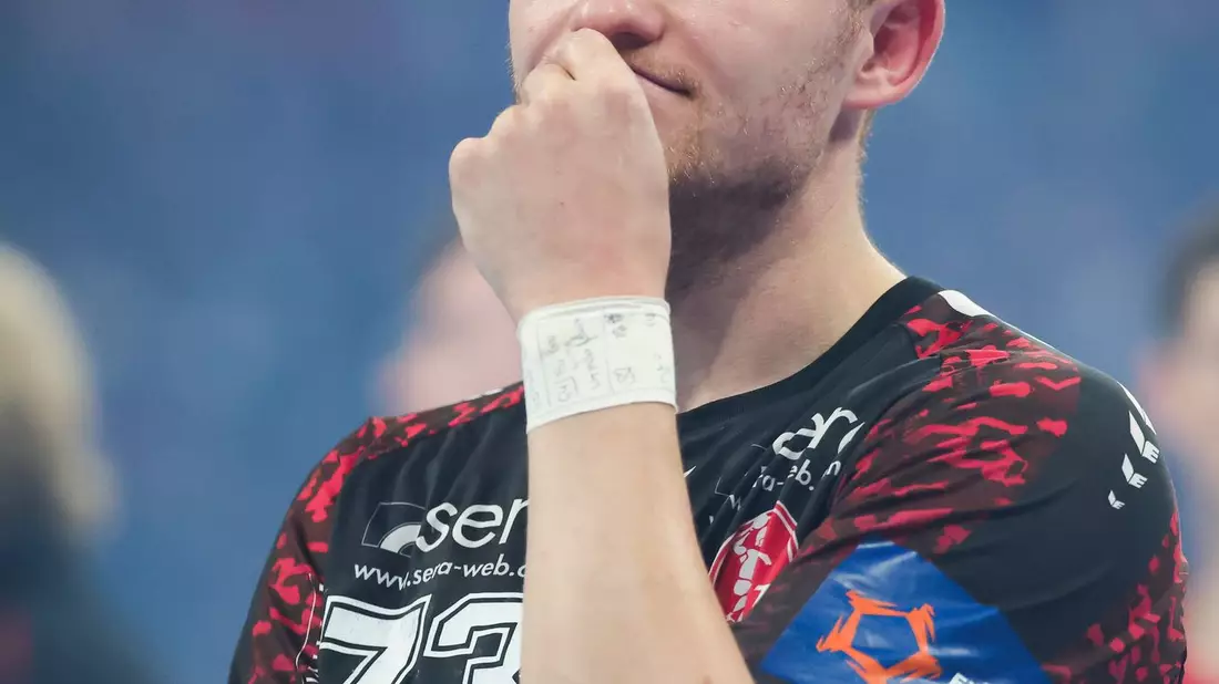Timo Kastening wartet noch auf den Premierentitel mit Melsungen.  - Bild: Christian Charisius/dpa
