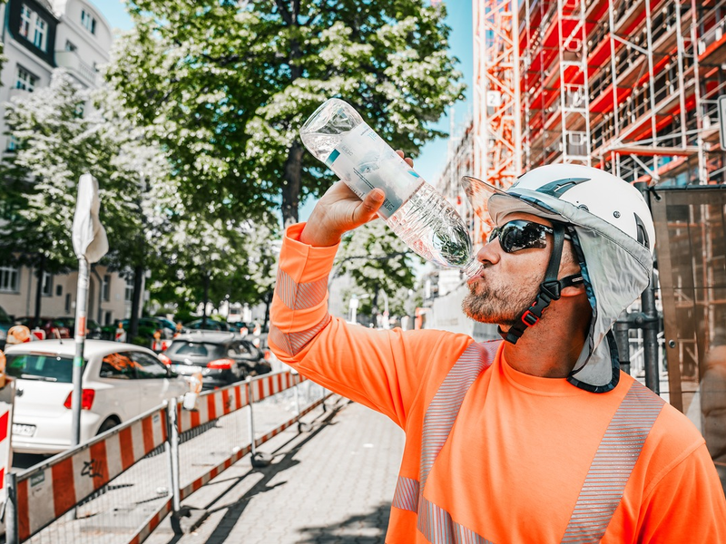 BG BAU beteiligt sich an Hitzeaktionstag am 4. Juni - Foto: presseportal.de