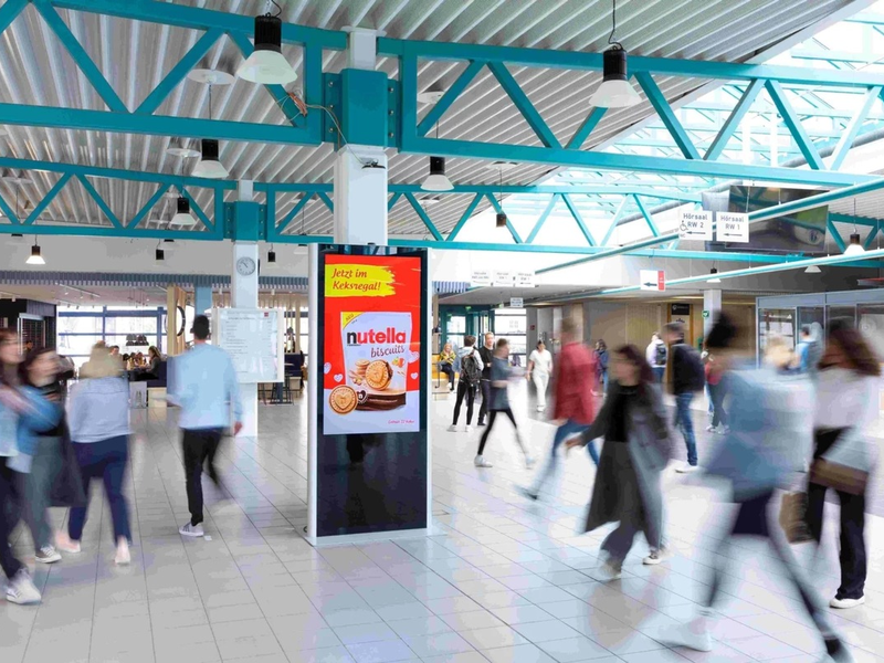 Campus-DOOH-Netzwerk wächst - immer mehr Studierende über digitale Medien erreichbar - Foto: presseportal.de