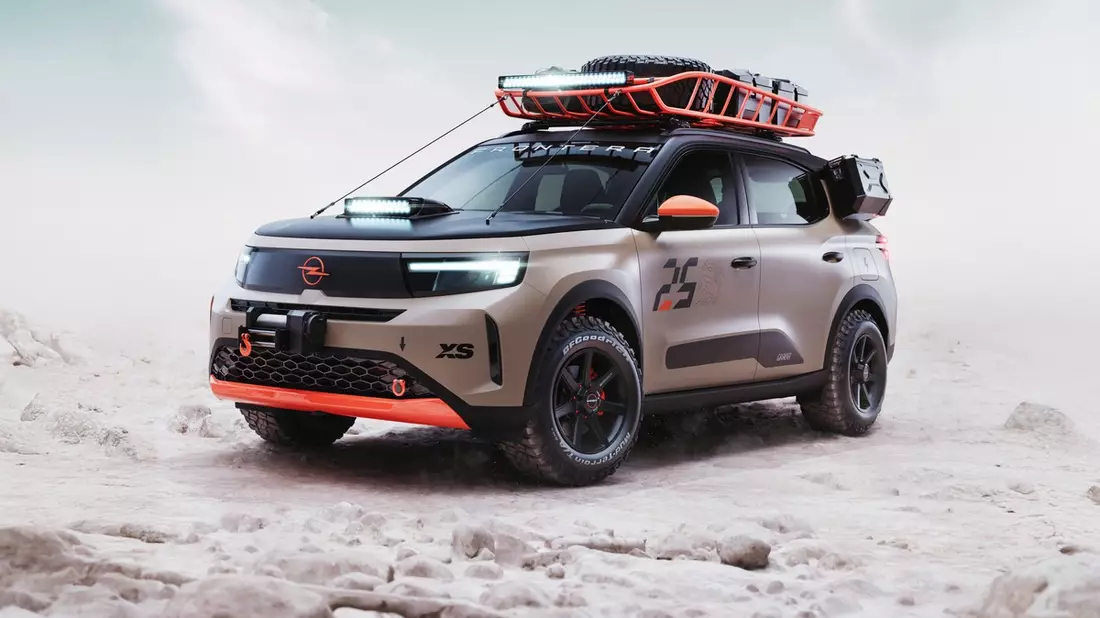 Raues Showcar für alle Fälle: Der Opel Frontera GRAVEL - Bild: presseportal.de
