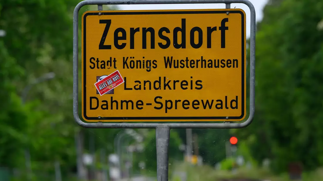 In Königs Wusterhausen hat es eine Durchsuchung im Rahmen von Ermittlungen des Generalbundesanwalts gegeben. - Bild: Patrick Pleul/dpa