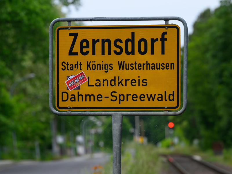 In Königs Wusterhausen hat es eine Durchsuchung im Rahmen von Ermittlungen des Generalbundesanwalts gegeben. - Foto: Patrick Pleul/dpa