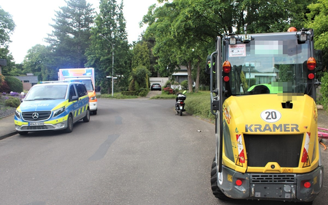 POL-VIE: Viersen: Unfall mit Radlader - Viersener wird leicht verletzt - Foto: presseportal.de