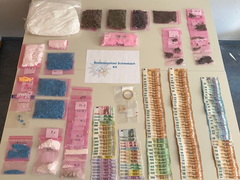 POL-MFR: (544) Ermittlungserfolg der Kriminalpolizei Schwabach - Schlag gegen Betäubungsmittelhandel - Foto: presseportal.de