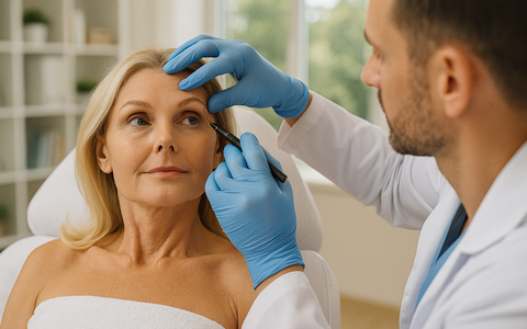 Das Stirnlifting in München wird von Jahr zu Jahr immer beliebter - Foto: Redaktion (mithilfe von KI kreiert)