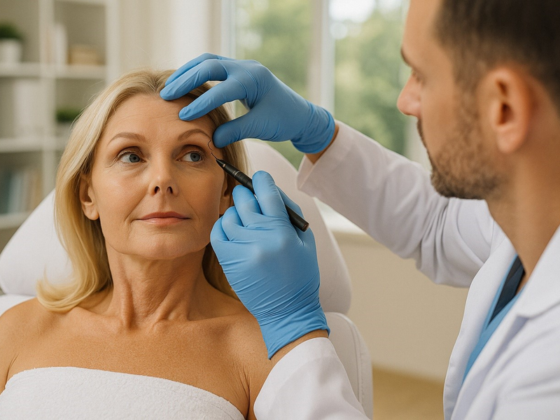 Das Stirnlifting in München wird von Jahr zu Jahr immer beliebter - Foto: Redaktion (mithilfe von KI kreiert)