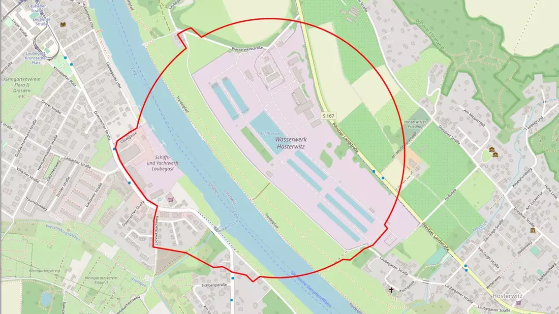 FW Dresden: Kampfmittelfund - Evakuierung von etwa 150 Menschen notwendig, da die Bombe gesprengt werden muss - Bild: presseportal.de