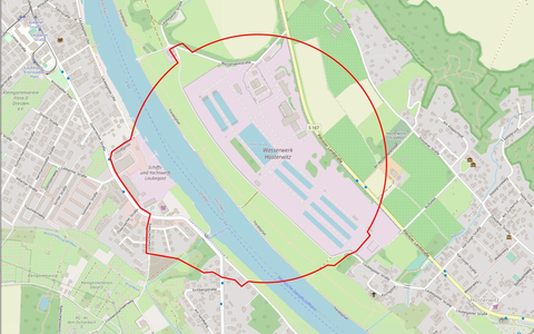 FW Dresden: Kampfmittelfund - Evakuierung von etwa 150 Menschen notwendig, da die Bombe gesprengt werden muss - Foto: presseportal.de