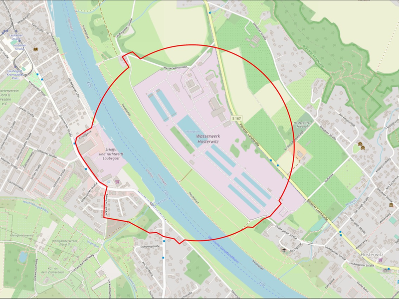 FW Dresden: Kampfmittelfund - Evakuierung von etwa 150 Menschen notwendig, da die Bombe gesprengt werden muss - Foto: presseportal.de
