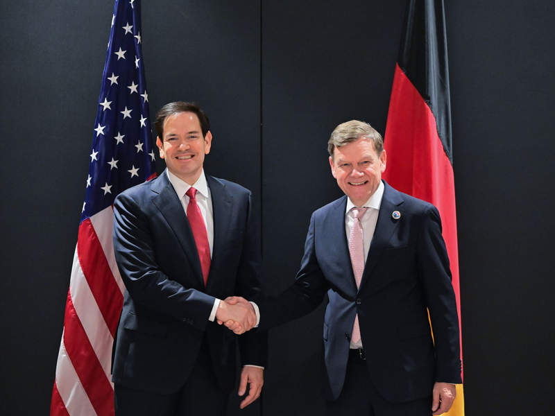 Für den neuen Außenminister Johann Wadephul ist der Besuch in der US-Hauptstadt Washington die bisher wohl kniffligste Antrittsreise. - Foto: Sebastian Gollnow/dpa