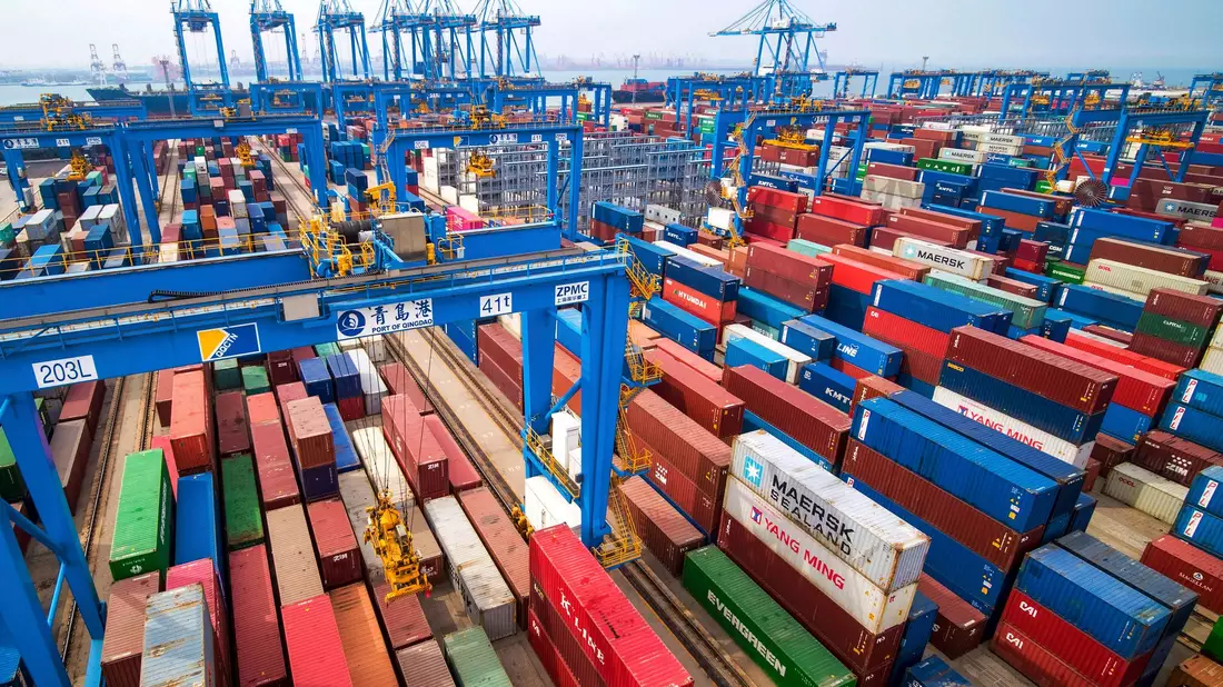 Der Handelsstreit zwischen den USA und China belastet auch EU-Firmen. (Symbolbild) - Bild: Uncredited/CHINATOPIX/dpa