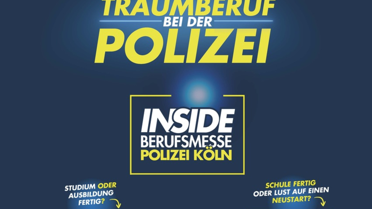 POL-K: 250528-1-K Polizei Köln lädt zur 2. INSIDE- Berufsmesse ein - Haben Sie Lust zum Team 110 zu gehören? - Foto: presseportal.de