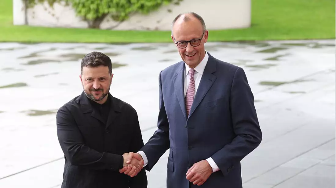 Wolodymyr Selenskyj und Friedrich Merz am 28.05.2025 - Bild: über dts Nachrichtenagentur