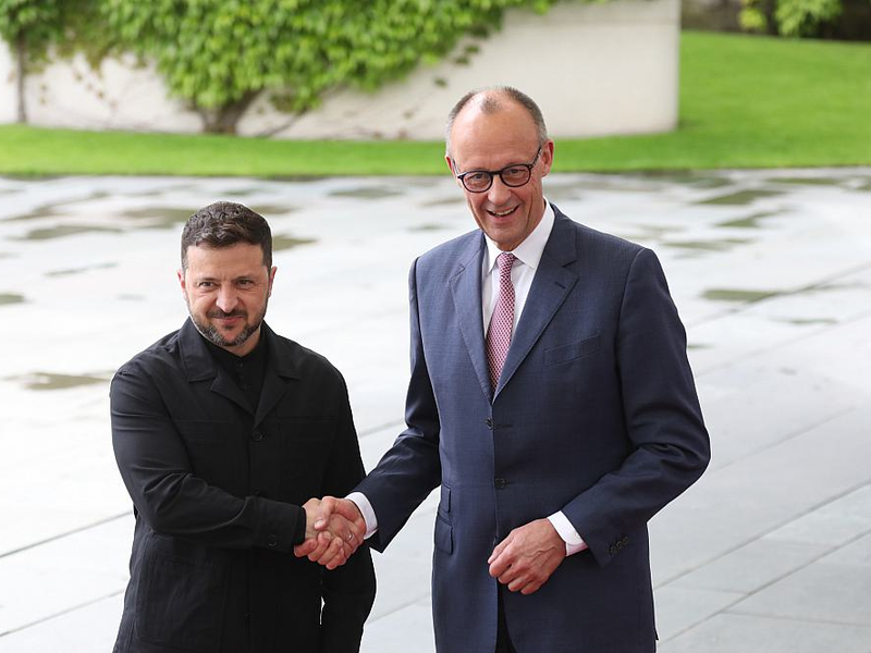 Wolodymyr Selenskyj und Friedrich Merz am 28.05.2025 - Foto: über dts Nachrichtenagentur