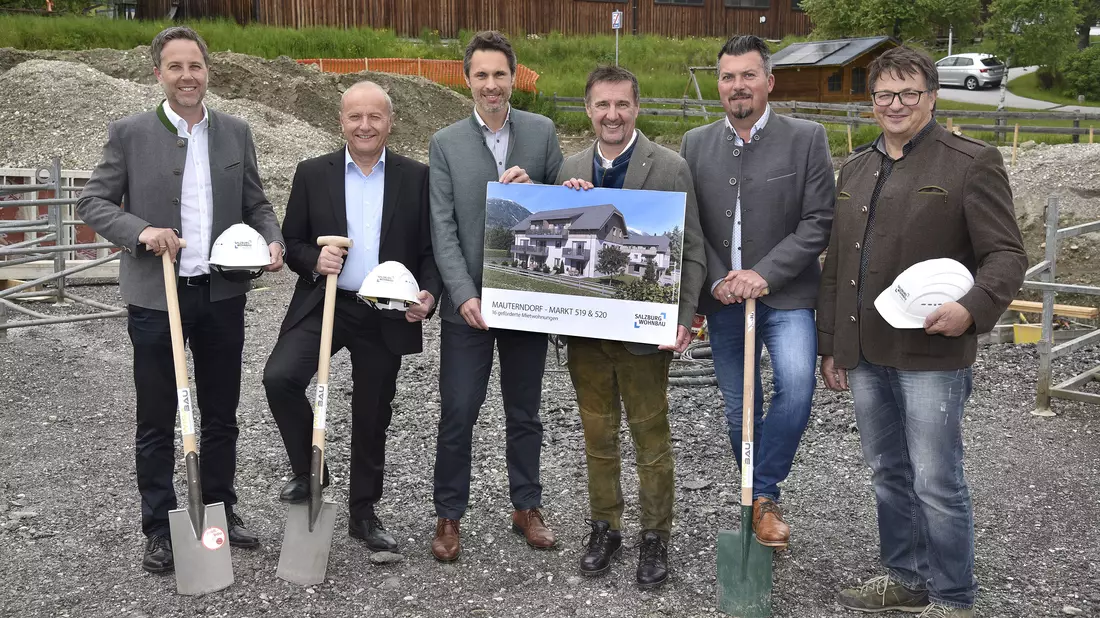SWB: Spatenstich in Mauterndorf - Bild: Neumayr über pressetext.de
