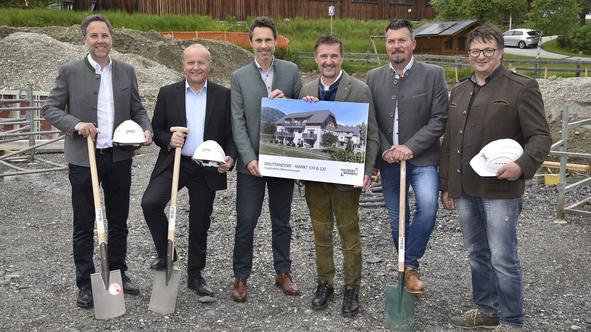 SWB: Spatenstich in Mauterndorf - Foto: Neumayr über pressetext.de
