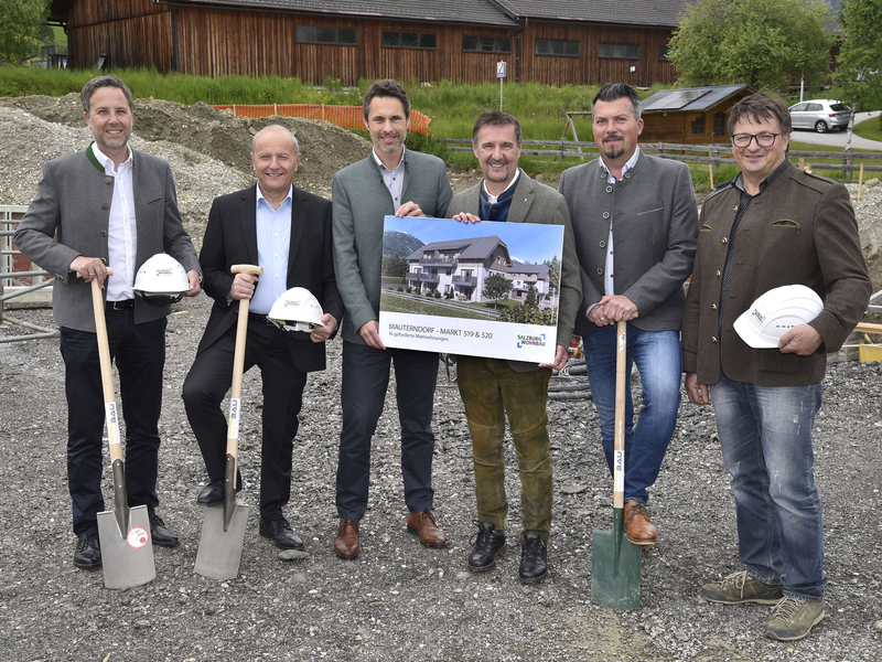 SWB: Spatenstich in Mauterndorf - Foto: Neumayr über pressetext.de