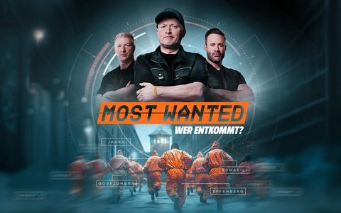 Max Schradin Joey Kelly Otto Bulletproof Most Wanted - Wer entkommt? - Foto: Joyn/Christoph Köstlin, presseportal.de