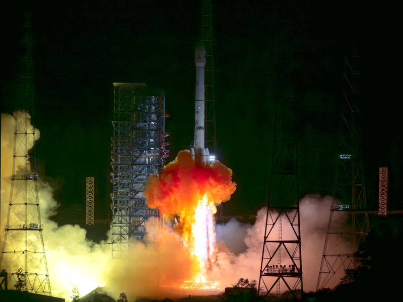 Die Sonde «Tianwen-2» soll Proben von einem Asteroiden sammeln.  - Foto: Cai Yang/XinHua/dpa