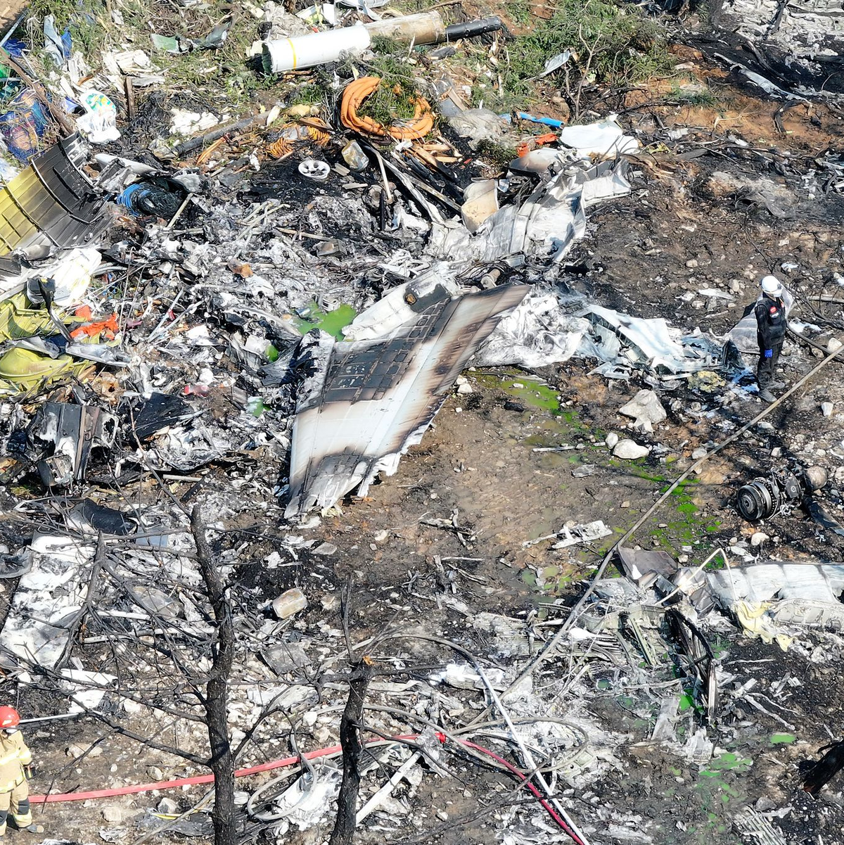 In Südkorea ist ein Patrouillenflugzeug der Marine mit vier Menschen an Bord abgestürzt. - Foto: Run Kwan-shik/Yonhap/AP/dpa