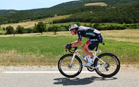 Nico Denz sorgt für den ersten deutschen Etappensieg beim 108. Giro. - Foto: David Pintens/Belga/dpa