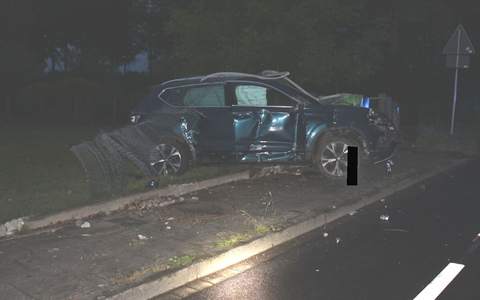 POL-MI: Autofahrt endet im Zaun - Fahrer alkoholisiert - Foto: presseportal.de