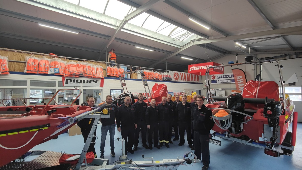 FW-KLE: Drei neue Boote für die Wasserrettung - Foto: presseportal.de