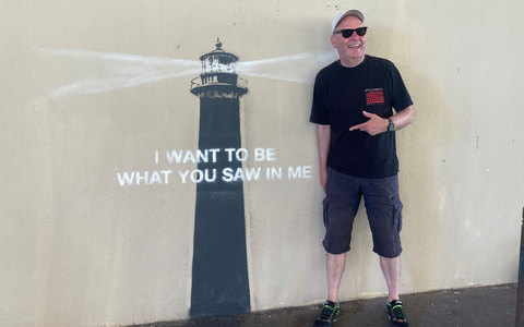 Der Künstler stammt aus Bristol - mehr ist nicht bekannt.  - Foto: Bishr Eltoni/AP/dpa