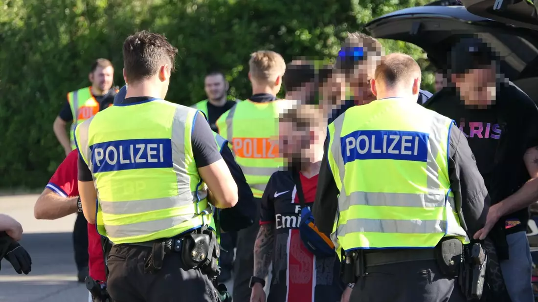 BPOLI-OG: Champions League Finale in München - Einsatzmaßnahmen an der französischen Grenze - Bild: presseportal.de